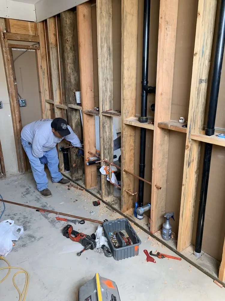 Commercial rough-in plumbing for Gas Line Repair in Orangedale Place